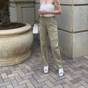 Madewell 90s Straight Leg Cargo - Ash Green